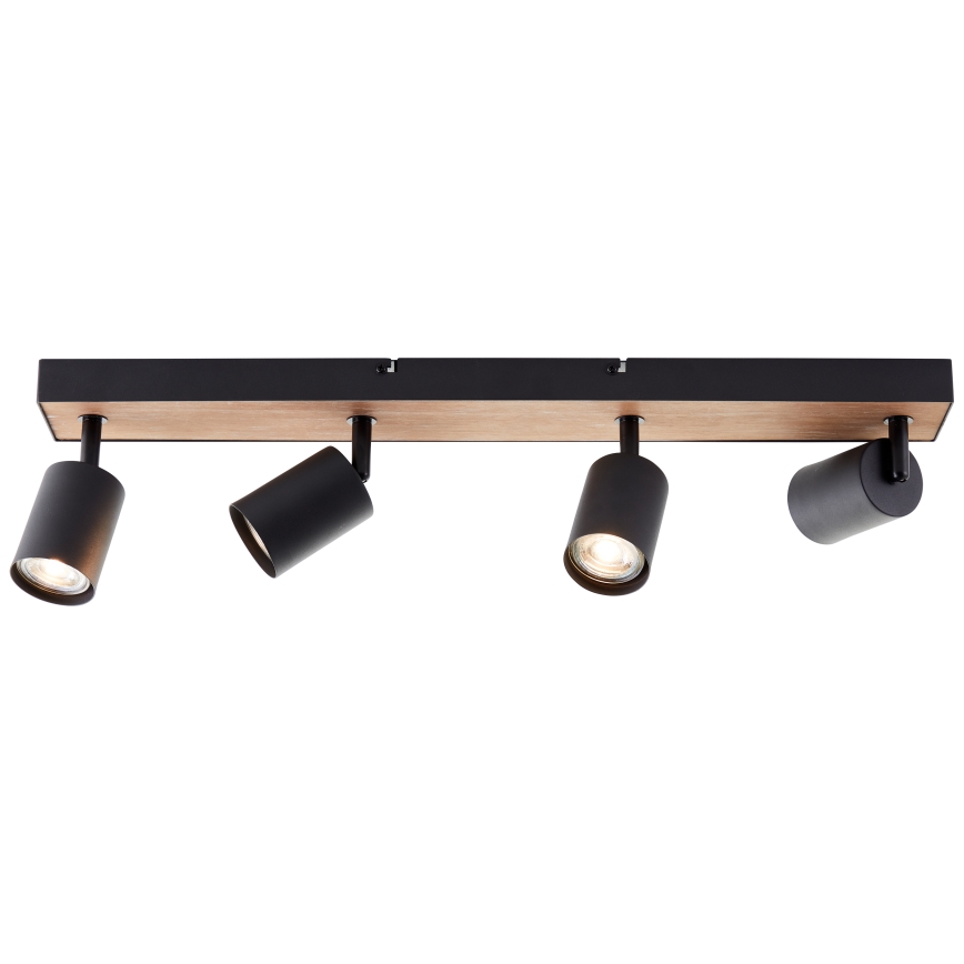 Brilliant - LED spotlampe JELLO 4xGU10/4,5W/230V fyrretræ