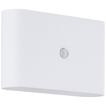 Brilliant - Udendørs LED væglampe med sensor genopladelig XINO LED/3W/5V IP44 hvid