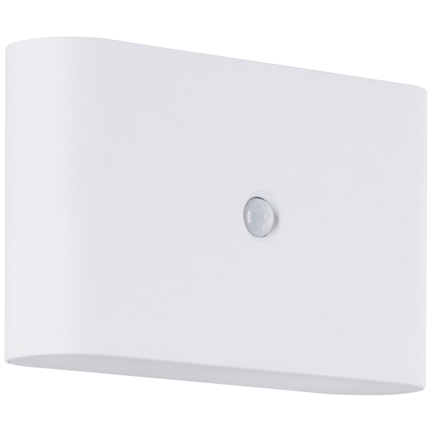 Brilliant - Udendørs LED væglampe med sensor genopladelig XINO LED/3W/5V IP44 hvid