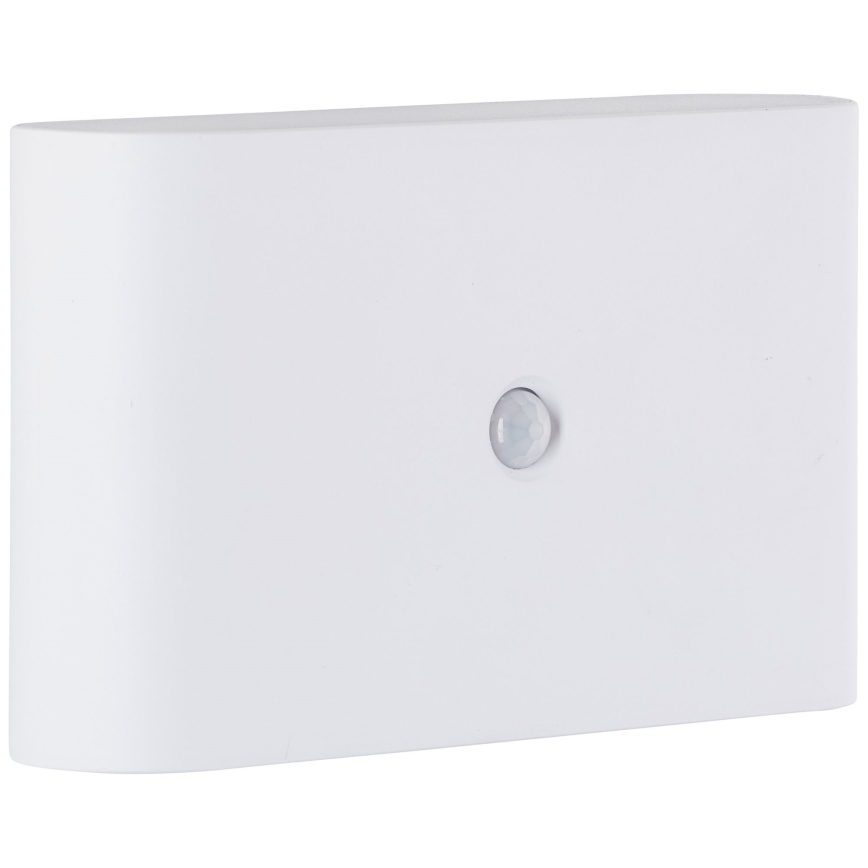 Brilliant - Udendørs LED væglampe med sensor genopladelig XINO LED/3W/5V IP44 hvid