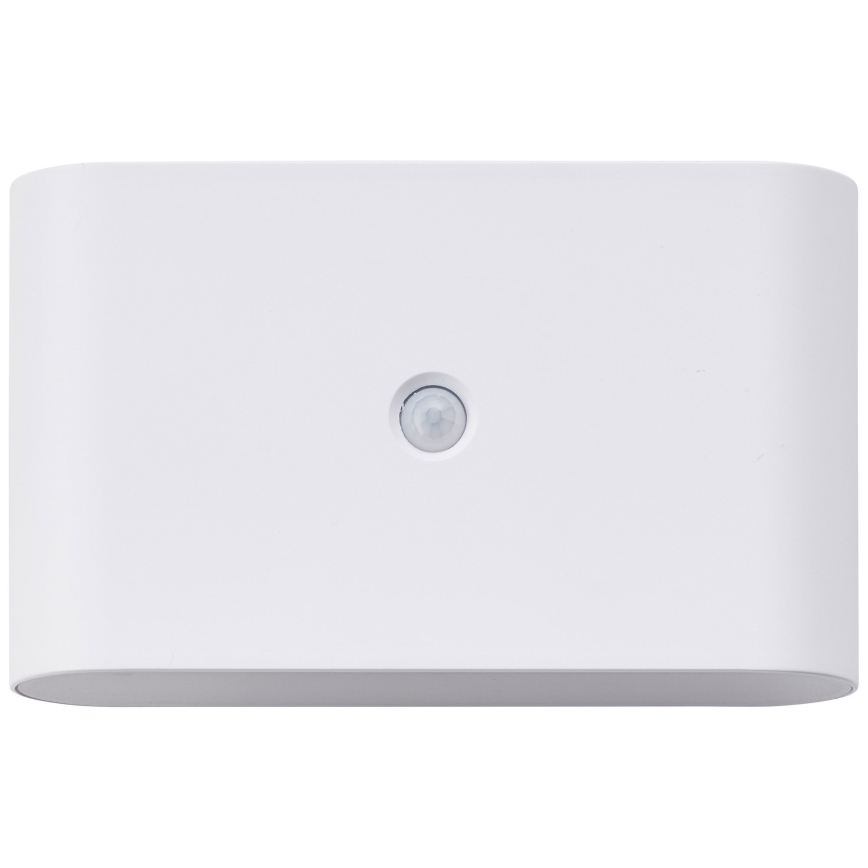 Brilliant - Udendørs LED væglampe med sensor genopladelig XINO LED/3W/5V IP44 hvid