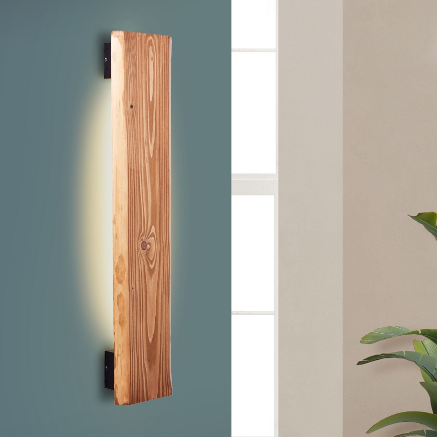 Brilliant - LED væglampe FEINGOLD LED/8,5W/230V fyrretræ
