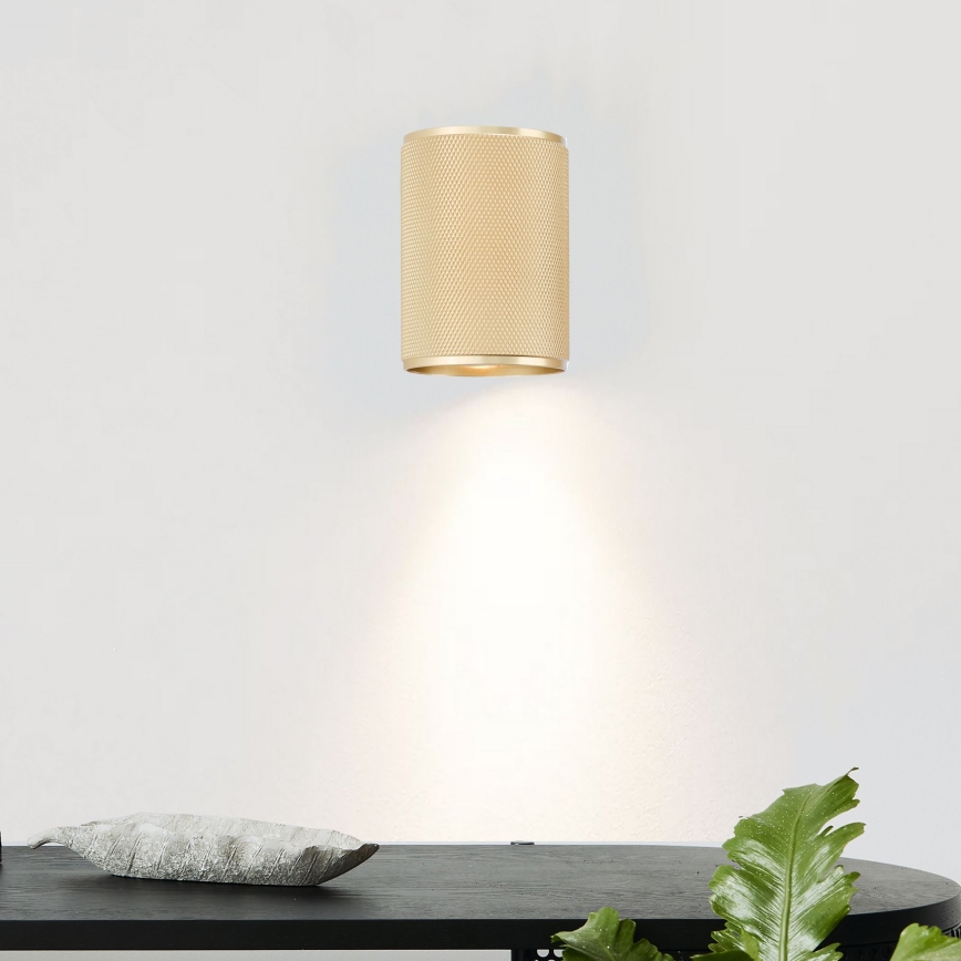 Brilliant - LED væglampe MARTY 1xGU10/5W/230V guldfarvet