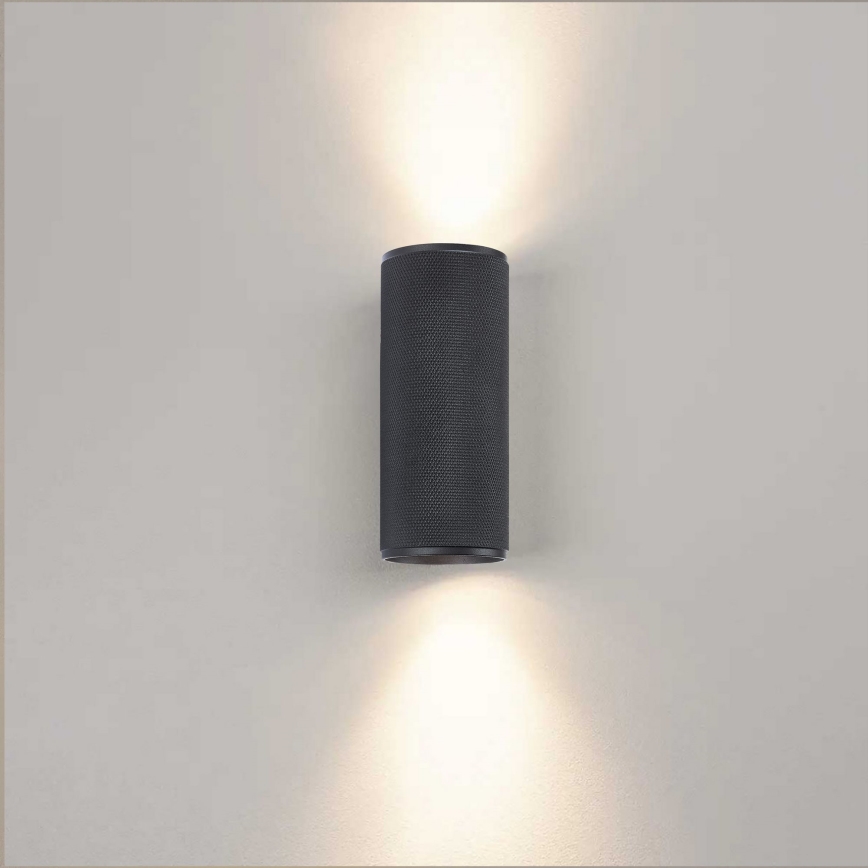 Brilliant - LED væglampe MARTY 2xGU10/5W/230V sort