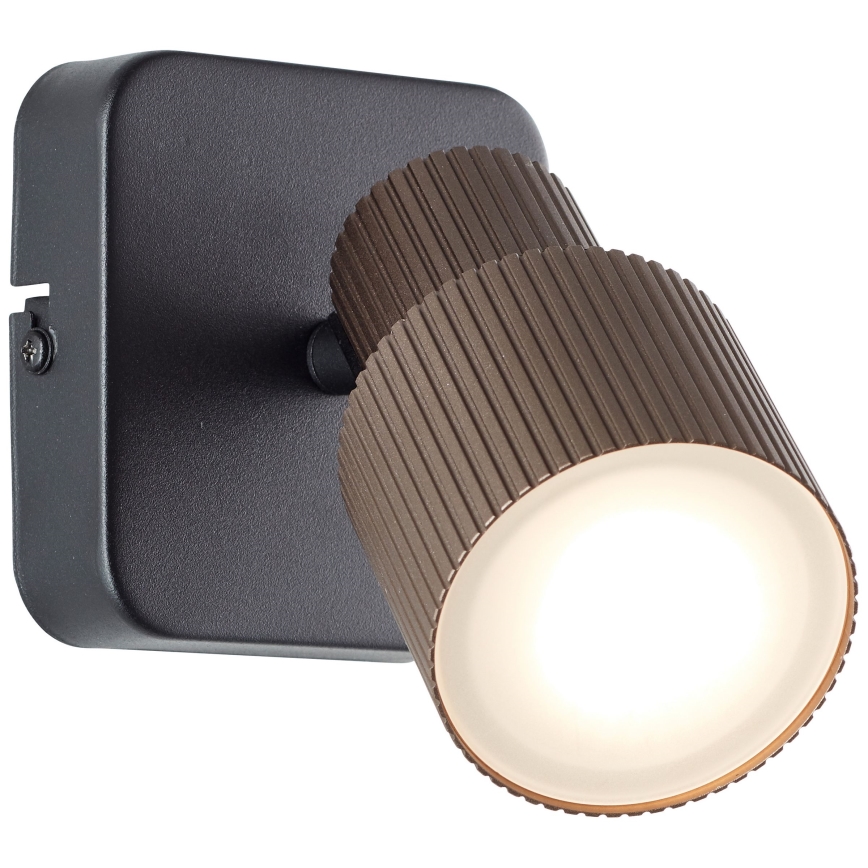 Brilliant - LED vægspot CADIZ 1xGU10/5W/230V bronze