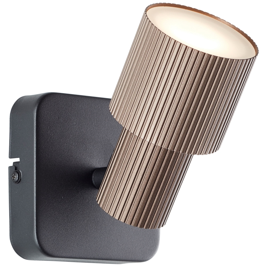 Brilliant - LED vægspot CADIZ 1xGU10/5W/230V bronze