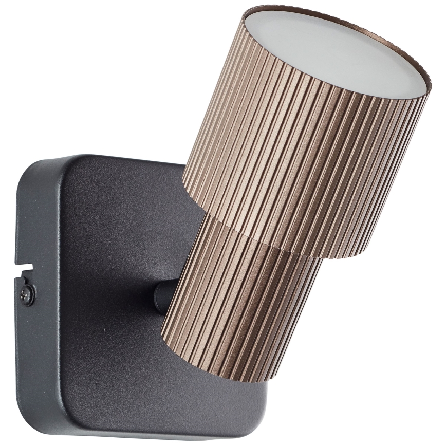 Brilliant - LED vægspot CADIZ 1xGU10/5W/230V bronze