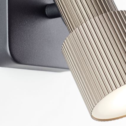 Brilliant - LED vægspot CADIZ 1xGU10/5W/230V bronze