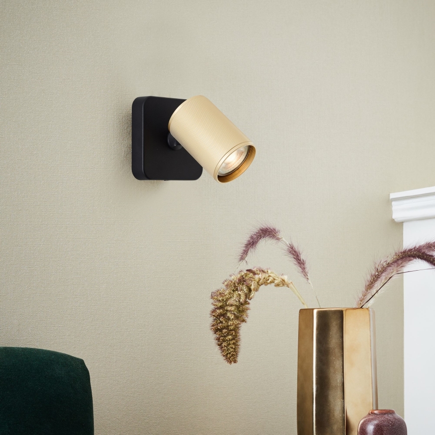 Brilliant - LED vægspot MARTY 1xGU10/5W/230V guldfarvet