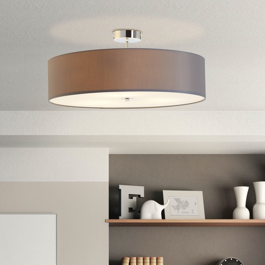 Brilliant - Loftlampe ANDRIA 3xE27/60W/230V diameter 60 cm antracit