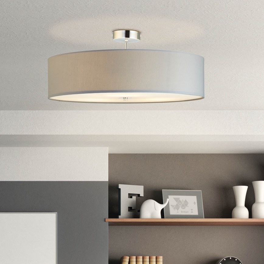 Brilliant - Loftlampe ANDRIA 3xE27/60W/230V diameter 60 cm grå
