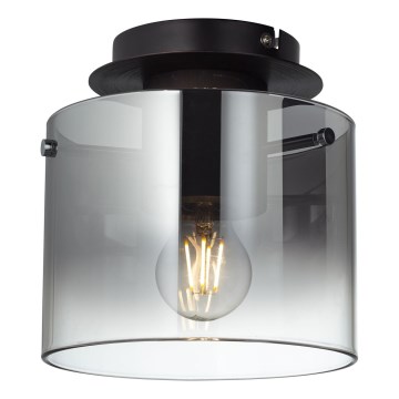Brilliant - Loftlampe BETH 1xE27/60W/230V sort/røget