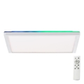 Brilliant - Loftlampe m. RGBW-farver dæmpbar SALTERY LED/20W/230V 3000-6500K + fjernbetjening