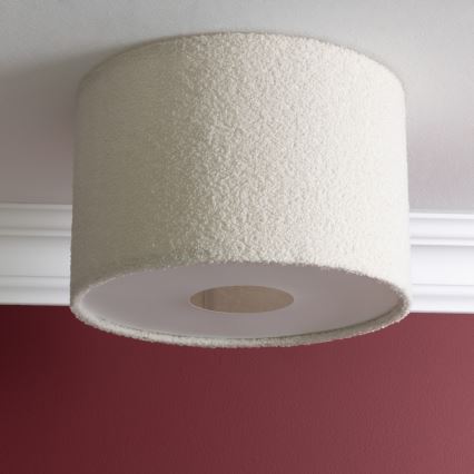 Brilliant - Loftlampe TEDDY 2xE27/20W/230V Ø 35 cm cremefarvet