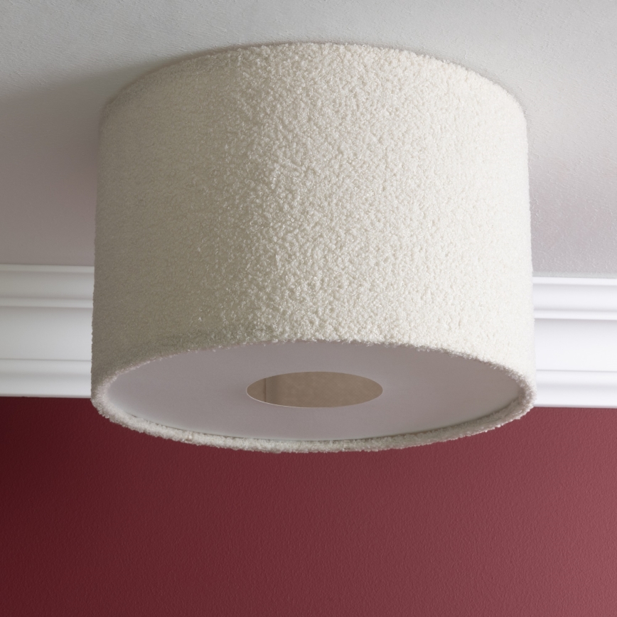 Brilliant - Loftlampe TEDDY 2xE27/20W/230V Ø 35 cm cremefarvet