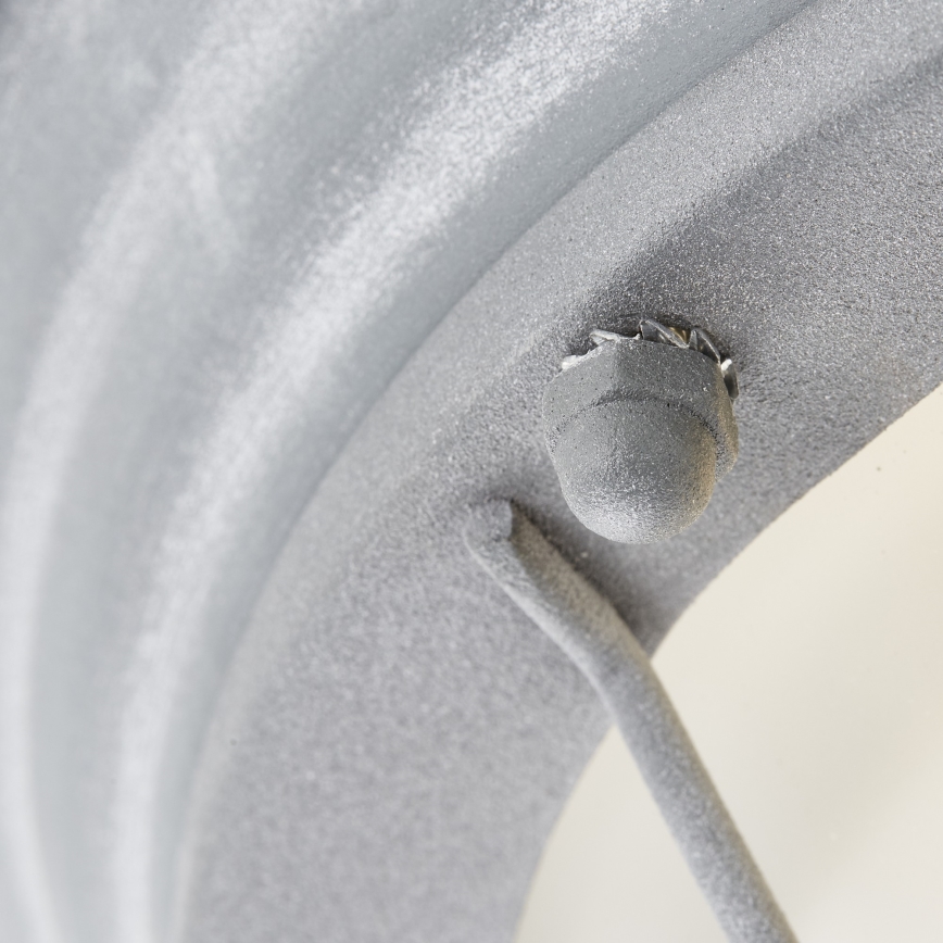 Brilliant - Loftlampe TYPHOON 1xE27/30W/230V Ø 29 cm grå