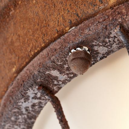 Brilliant - Loftlampe TYPHOON 2xE27/30W/230V rødbrun