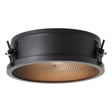 Brilliant - Loftlampe ZOIS 1xE27/28W/230V Ø 30 cm sort