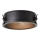 Brilliant - Loftlampe ZOIS 1xE27/28W/230V Ø 30 cm sort