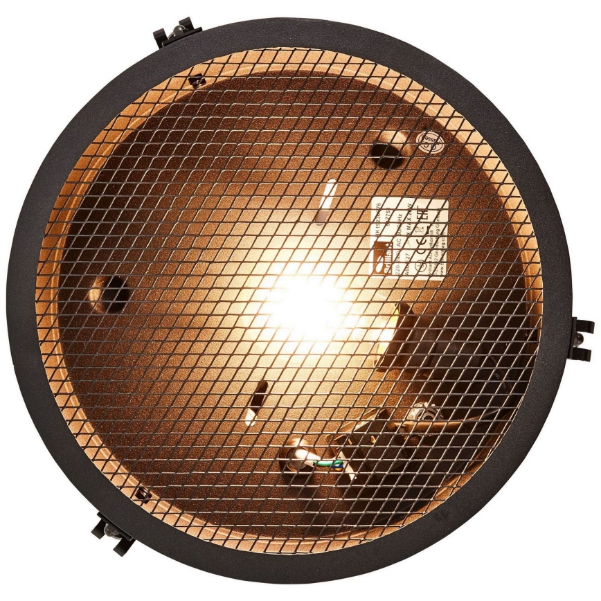 Brilliant - Loftlampe ZOIS 1xE27/28W/230V Ø 30 cm sort