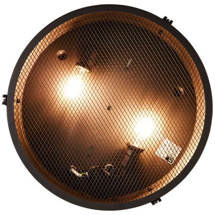 Brilliant - Loftlampe ZOIS 2xE27/28W/230V Ø 42 cm sort