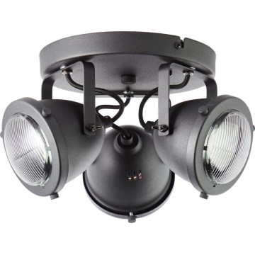 Brilliant - Loftspot CARMEN 3xGU10/5W/230V sort