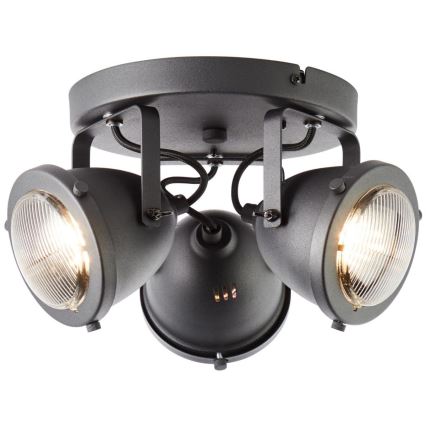Brilliant - Loftspot CARMEN 3xGU10/5W/230V sort
