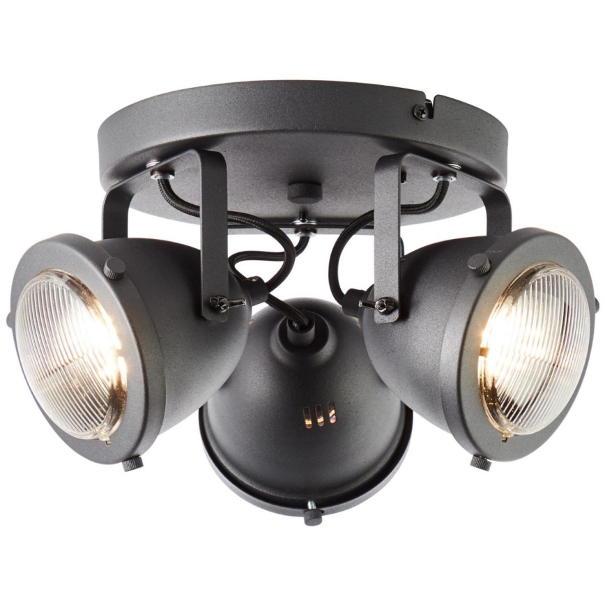 Brilliant - Loftspot CARMEN 3xGU10/5W/230V sort