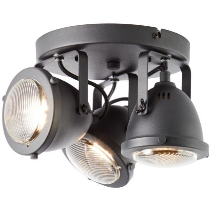 Brilliant - Loftspot CARMEN 3xGU10/5W/230V sort