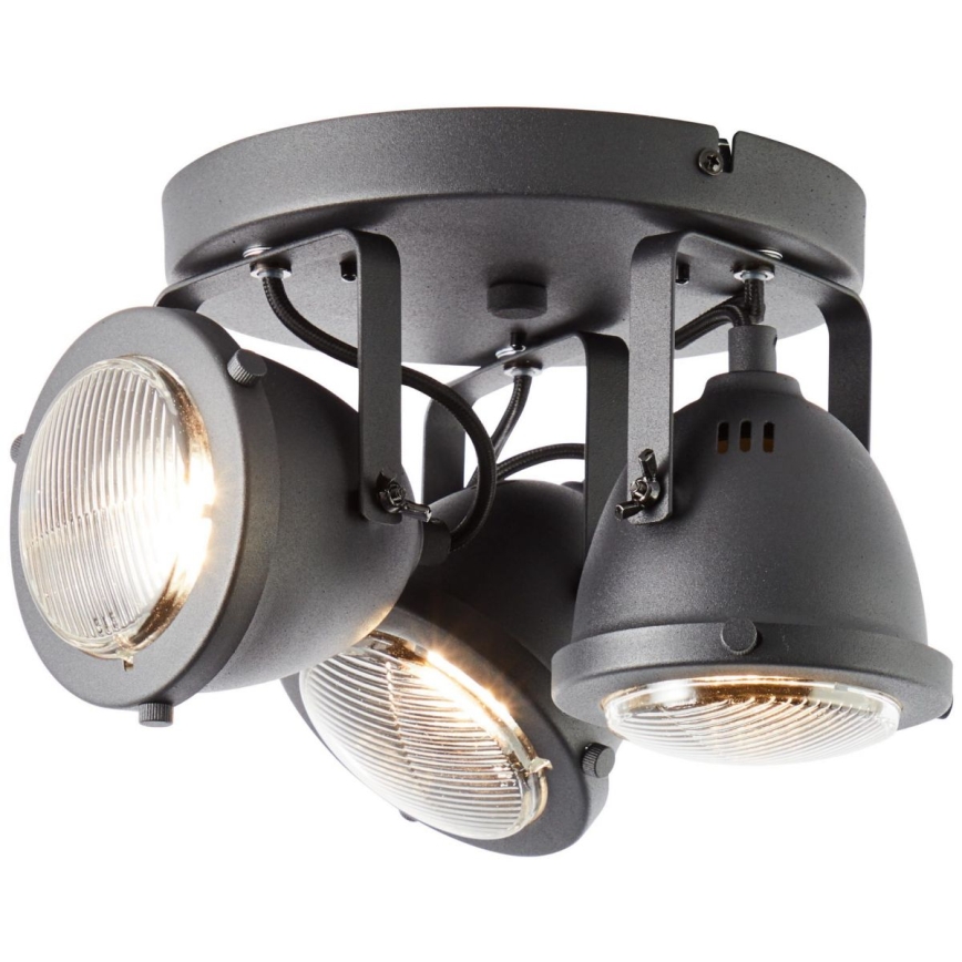 Brilliant - Loftspot CARMEN 3xGU10/5W/230V sort