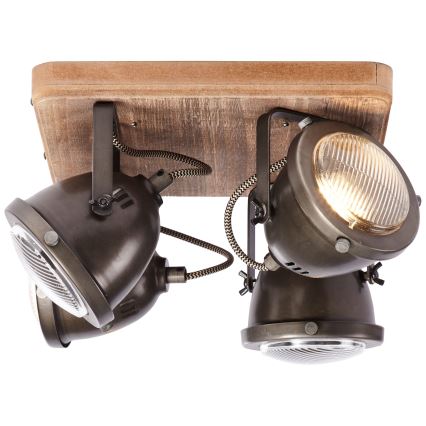 Brilliant - Loftspot CARMEN WOOD 4xGU10/5W/230V eukalyptus
