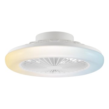Brilliant - MONTERO LED dæmpbar loftlampe med ventilator LED/20W/230V 2700-6500K Ø 42 cm, hvid + fjernbetjening