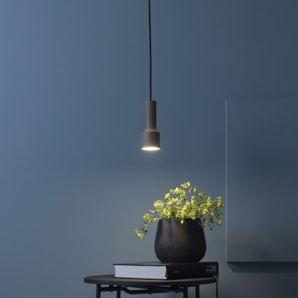 Brilliant - Pendel CADIZ 1xGU10/10W/230V diameter 12,5 cm bronze
