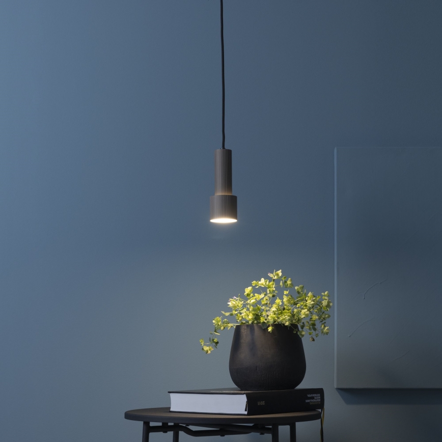 Brilliant - Pendel CADIZ 1xGU10/10W/230V diameter 12,5 cm bronze