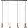 Brilliant - Pendel CADIZ 4xGU10/10W/230V bronze
