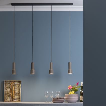 Brilliant - Pendel CADIZ 4xGU10/10W/230V bronze