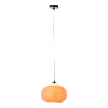 Brilliant - Pendel med kabel BLOP 1xE27/60W/230V orange