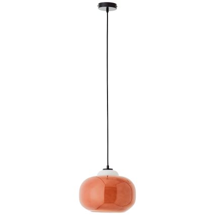 Brilliant - Pendel med kabel BLOP 1xE27/60W/230V orange