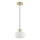 Brilliant - Pendel med wire FANNY 1xE27/20W/230V Ø 22 cm, messing