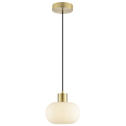 Brilliant - Pendel med wire FANNY 1xE27/20W/230V Ø 22 cm, messing