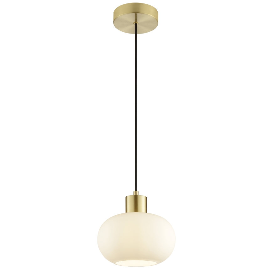 Brilliant - Pendel med wire FANNY 1xE27/20W/230V Ø 22 cm, messing