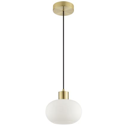 Brilliant - Pendel med wire FANNY 1xE27/20W/230V Ø 22 cm, messing