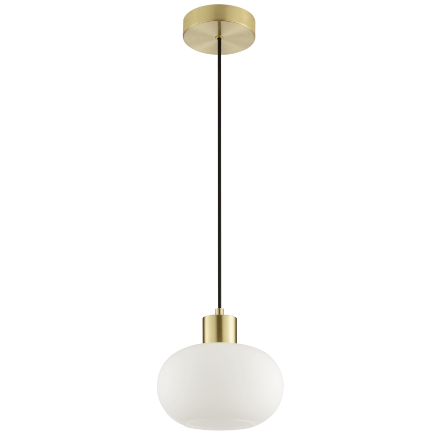 Brilliant - Pendel med wire FANNY 1xE27/20W/230V Ø 22 cm, messing