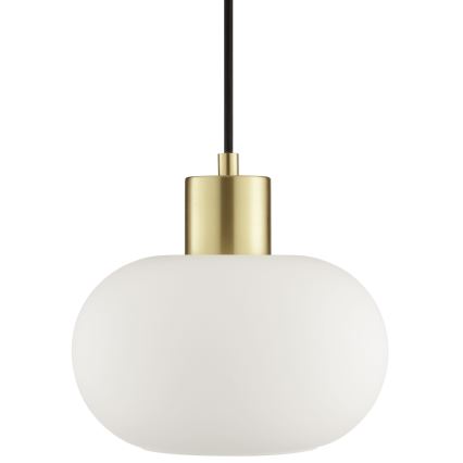 Brilliant - Pendel med wire FANNY 1xE27/20W/230V Ø 22 cm, messing