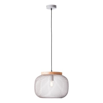 Brilliant - Pendel på kabel GIADA 1xE27/40W/230V Ø 39 cm, grå