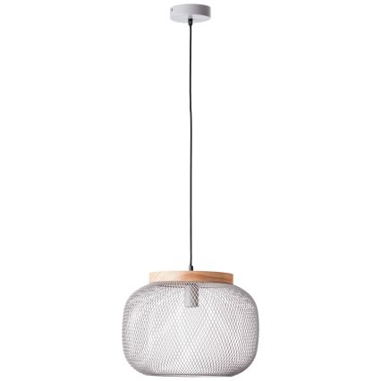 Brilliant - Pendel på kabel GIADA 1xE27/40W/230V Ø 39 cm, grå