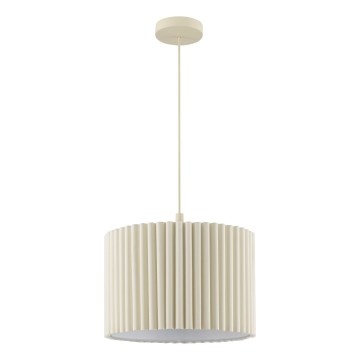 Brilliant - Pendel på kabel VELIN 1xE27/20W/230V Ø 35 cm cremefarvet