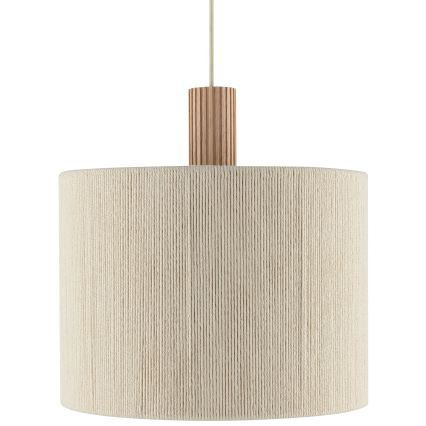 Brilliant - Pendel på ledning ARLO 1xE27/20W/230V Ø 35 cm cremefarvet