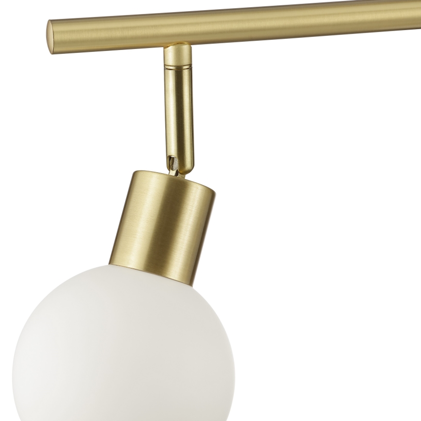 Brilliant - Pendel på ledning JORGE 4xG9/10W/230V messing
