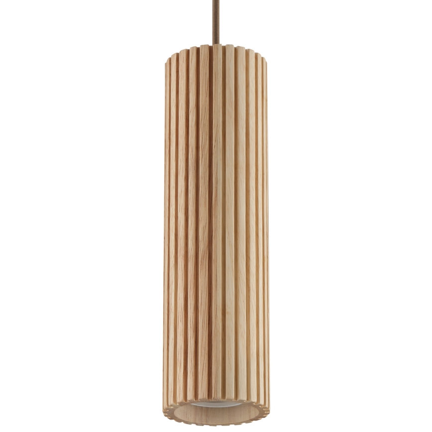 Brilliant - Pendel på ledning LAKEWOOD 1xGU10/10W/230V Ø 10 cm brun